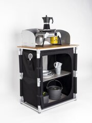 Faltmbel: fr Ordnung beim Camping - Faltschrank und Kchenschrank