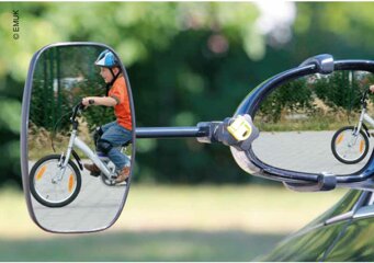 F�r PKW Anh�nger und Wohnmobil: Aufsteckspiegel und Toter Winkel Spiegel