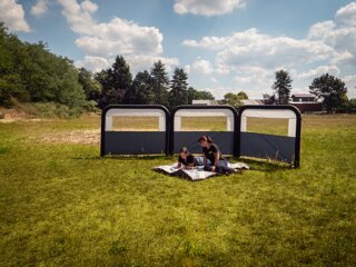 Windschutz fr das Camping oder Garten