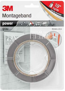 3M Doppelseitiges Power-Montage-Klebeband