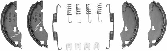 AL-KO Bremsbackenset Radbremstyp 1635, 1636, 1637