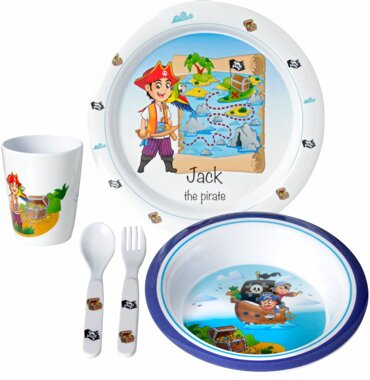 Brunner Kinder Geschirr-Set Jack, 5-teilig