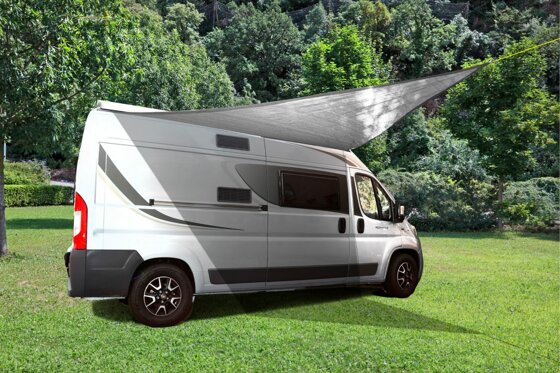Brunner Sonnensegel Deflector TRG 360 cm  camping-4-you.de