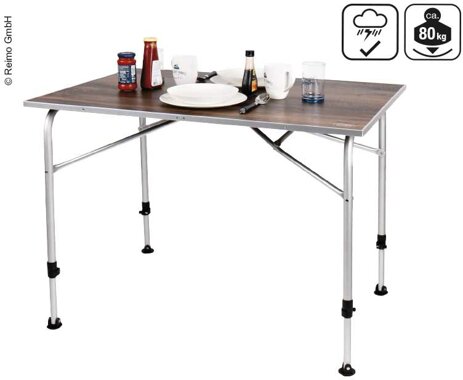 EVI FAMILY- hhenverstellbarer Campingtisch