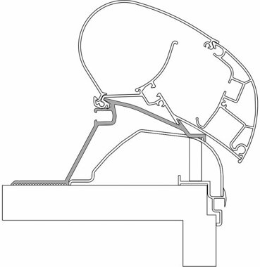 Adapter fr Hobby-Wohnwagen ab Baujahr 2014 