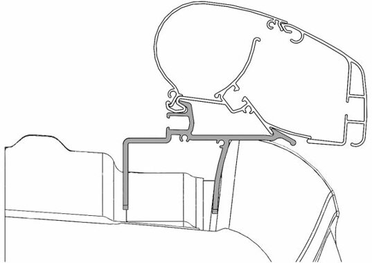 Adapter fr VW Crafter ab Baujahr 2017 
