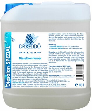 Dr. Keddo Diesellentferner Diesolan SPEZIAL, 10 l