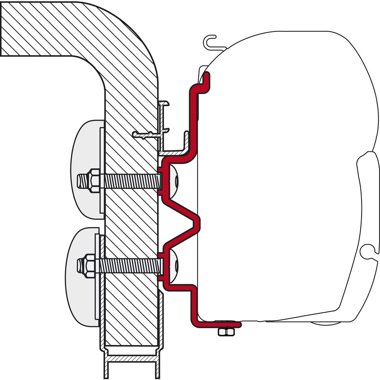 Fiamma Adapter Hymer Camp, 300 cm fr F45 