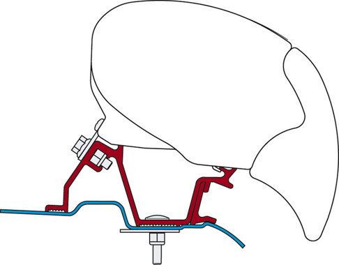 Fiamma Kit VW Crafter, VW Crafter, Mercedes Sprinter, silber