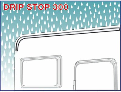 Fiamma Mini-Regenrinne Drip Stop für Wände, 300 cm »