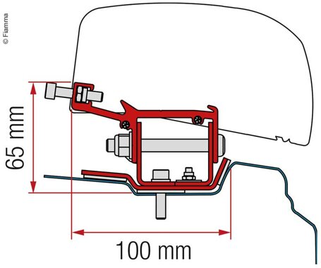 Adapter F40 Kit Renault Trafic L2 >14