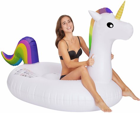 Happy People Badetier Einhorn