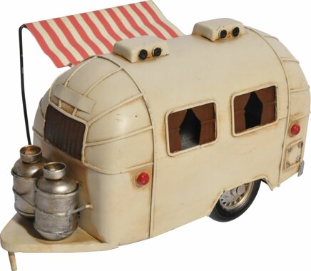 Spielzeug Nostalgie-Wohnwagen aus Blech Spielzeug Nostalgie-Wohnwagen aus Blech