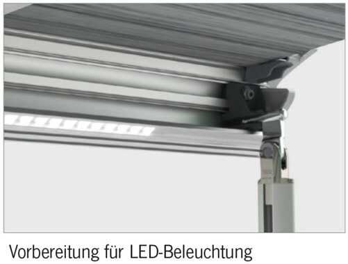 Dachmarkise F80L für Vans und Wohnmobile, Royal Grey, Polar White Dachmarkise F80L für Vans und Wohnmobile, Royal Grey, Polar White