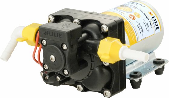 LILIE Soft Serie Pumpe WeiGELB mit Bypass-Steuerung 2,1 bar, 11,3l/min