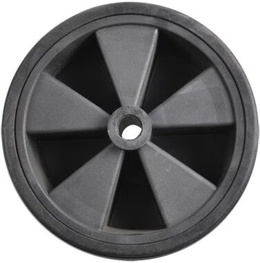 Stützrad Achsbohrung 20mm Ersatzrad Vollgummirad 215x65 Stützrad Achsbohrung 20mm Ersatzrad Vollgummirad 215x65