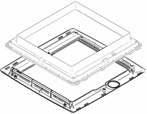 Thule-Omnistor Innenblende mit Rollo Thule Vent ab Baujahr 2005