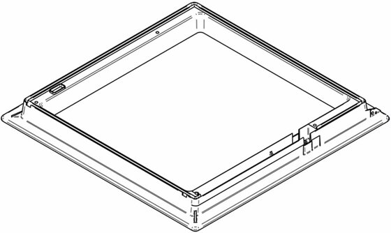 Thule-Omnistor Auenrahmen mit Leiste Thule Vent