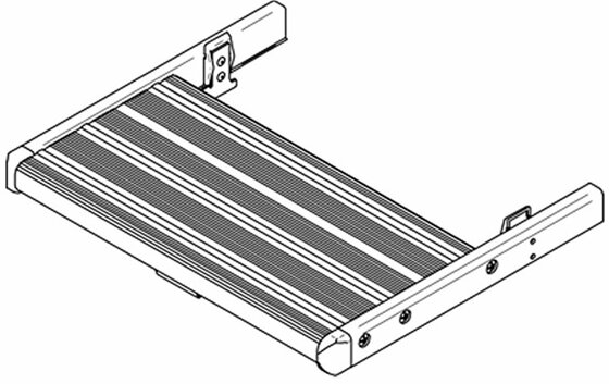 Thule-Omnistor Trittbrett komplett Thule Slide-Out Step manuell, 400