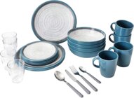 Brunner Tuscany All Inclusive Geschirrset, Melamin 36-teilig + Box