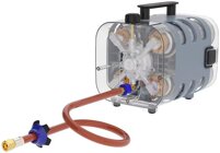 Cadac Quad Power Pak Gasdruckregler mit Schlauch fr Gaskartuschen, 50 mbar