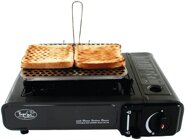 Edelstahl-Toaster mit Faltgriff 