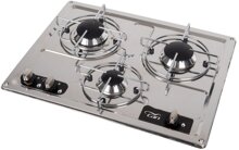 Kocher 3-flammig Edelstahl PC1323