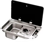 Can Sp�le-Kocher Kombination 1-flammig, Sp�le links