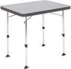 Crespo Ligero AL/245 Klapptisch, 80 x 61 cm, silber/grau, Hhe 53-75 cm