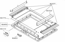 Dometic Innenrahmen ohne Anbauteile fr Midi Heki Style 700x500