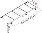 Fiamma Roof Rail Ducato H3 Dachtr�ger f�r Ducato, Rechtslenker
