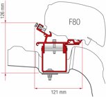 Fiamma Kit VW Crafter/MAN L3 H3 ohne Roof Rail, MAN TGE, VW Crafter silber