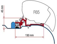 Fiamma Adapter Markise F65 Iveco Daily H2