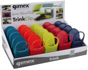Gimex Glas- u.Getr�nkehalter - Tisch-Clips - 4x5 Farben im Display