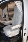 Frottee-Schonbezug fr Fahrzeugsitz universal hellgrau