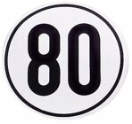 Schild 80 km/h