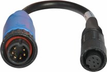 Adapter Kamera, 6-polige Mini-Schraubkupplung auf Schraubstecker