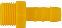 Anschluss fr Wasserverteiler gerade - Farbe: gelb