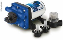 Carbest Wasserpumpe 12V, 11,3 l/min, 3,8 bar