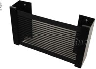 Kiiper-Ablagebox mit Netz-B60xHx25x10cm, schwarz-liniert