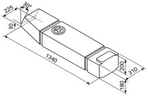 Frisch- und Abwassertank VWT2 60l