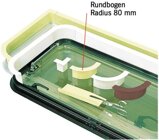 Fensterabdeckprofil, Fensterrahmen -Rundbogen Radius 80 mm