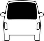 Carbest Starres Heckfenster fr VW T5/T6, VW T6, 562 mm, ab 2016, 1554 mm