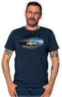 T-Shirt Herren VW, blau-melange, 100%Baumwolle, S