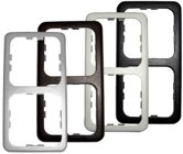 Zweifachrahmen schmal, Braun