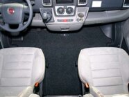 Carbest Fahrerhaus-Fußmatten für Fiat Ducato, Peugeot Boxer, Citroen Jumper, Bas