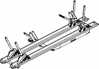 Schienenbgel komplett fr Elite Van XT schwarz