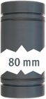 Rohr LILIE GrauGELB, 80 mm