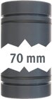 Rohr LILIE GrauGELB, 70 mm