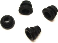 Haltestopfen - Schwarz - 4er Set